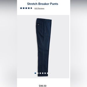 Vineyard vines New with tags 30x32 navy stretch breaker pant